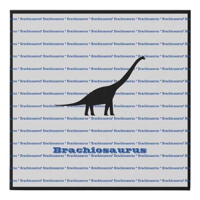 Brachiosaurus 2 faux canvas print (Front)