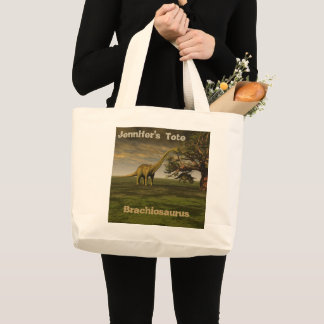 Brachiosaurus Custom Large Tote Bag
