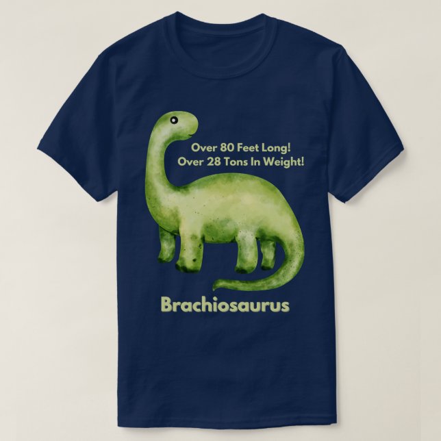 Brachiosaurus Design T-Shirt (Design Front)