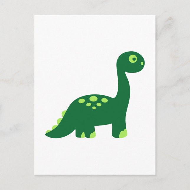 Brachiosaurus dinosaur postcard (Front)