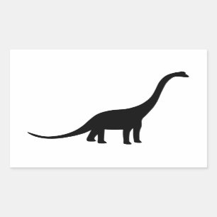 Brachiosaurus Dinosaur Rectangular Sticker
