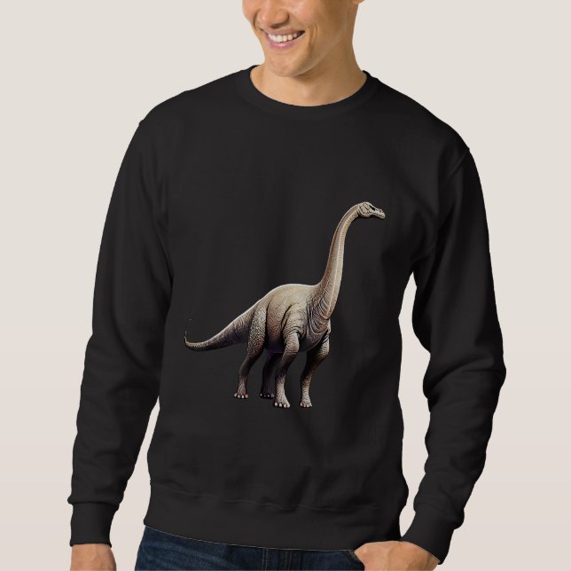 Brachiosaurus Dinosaur Sweatshirt (Front)