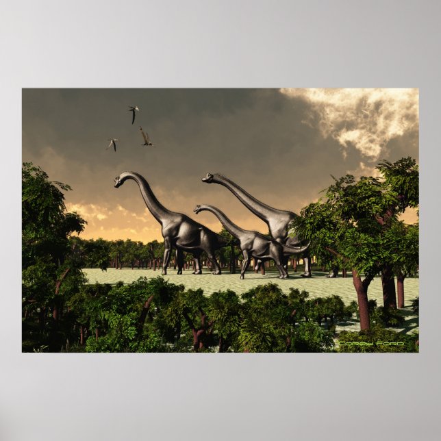 Brachiosaurus Print (Front)
