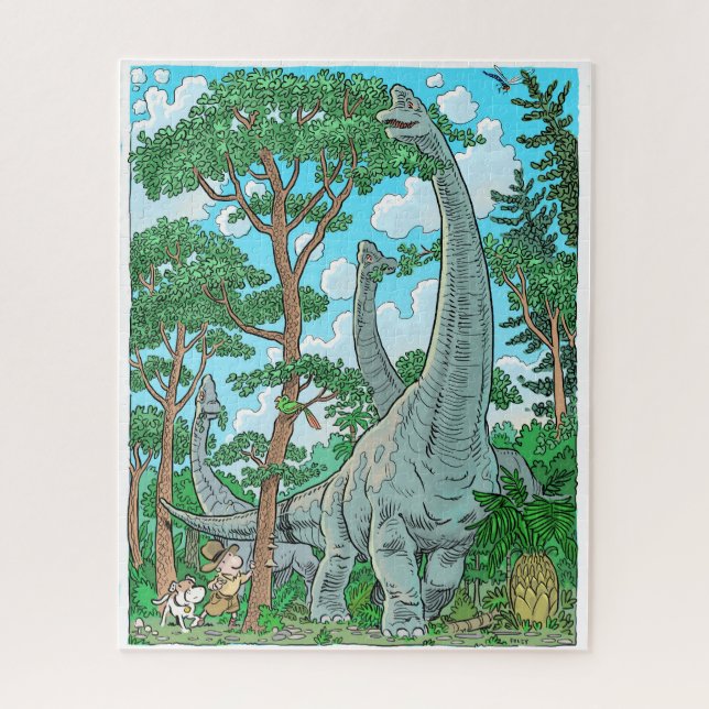 Brachiosaurus Puzzle 520 piece (Vertical)