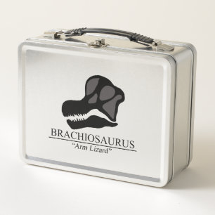 Brachiosaurus Skull Metal Lunch Box