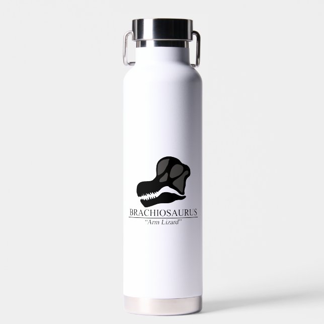 Brachiosaurus Skull Water Bottle (Front)