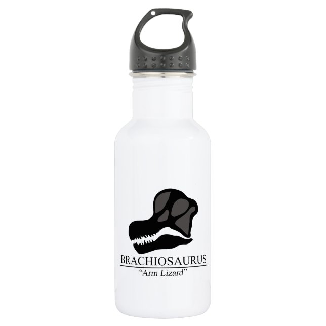 Brachiosaurus Skull Water Bottle (Front)