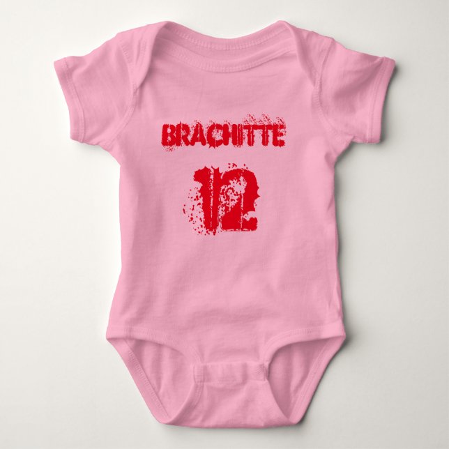 brachitte baby bodysuit (Front)