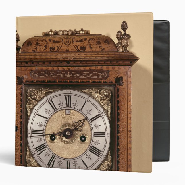 Bracket clock, c.1700 binder (Front/Inside)