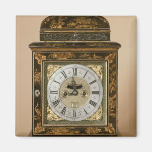 Bracket clock, movement by James Boyce, c.1705 Magnet