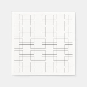 Bracket Elimination Tournament Sports Geometric Napkins