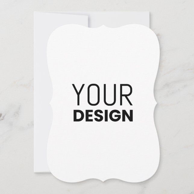 Bracket Flat Card [Multi Size & Styles] (Front)