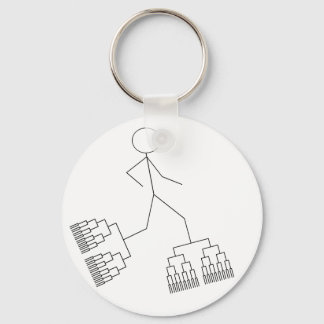 Bracket Man Keychain