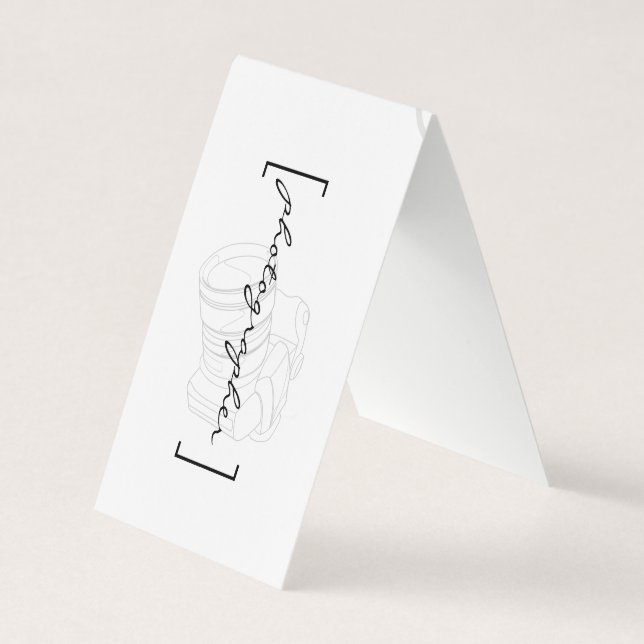 Brackets / Photographer Business Card (Front)