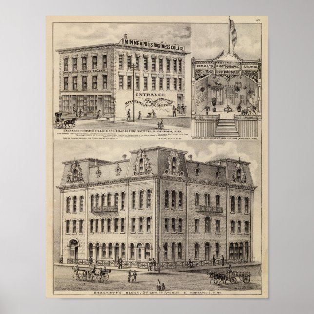 Brackett's Block, Minnesota Poster (Front)