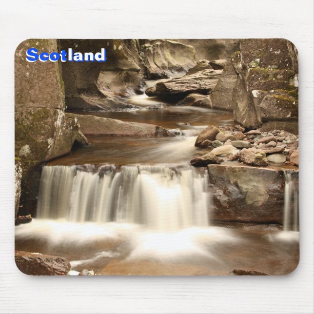 Bracklinn Falls, Perthshire, Scotland Mouse Pad (Front)