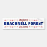 [ Thumbnail: Bracknell Forest - My Home - England; Hearts Bumper Sticker ]