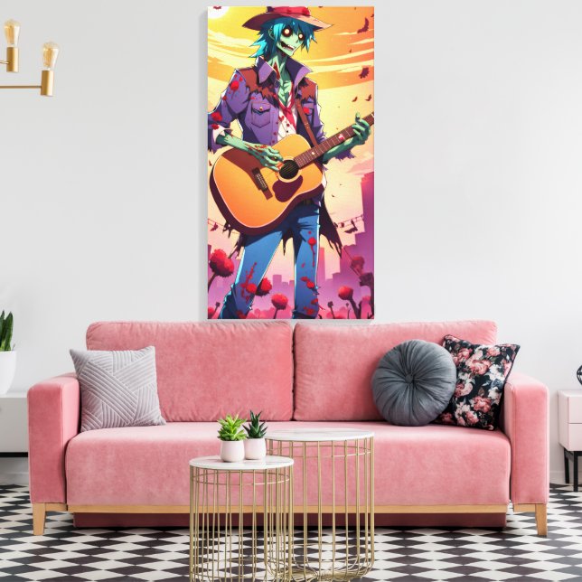 Brad Pasty Canvas Print (Insitu(LivingRoom))