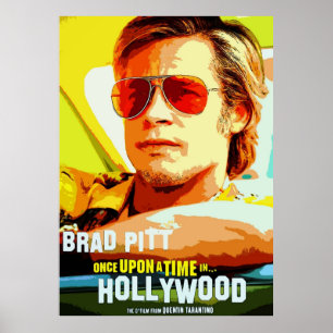 brad pitt hollywood poster