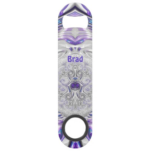 BRAD  Purple Silver White  Original Fractal   Bar Key
