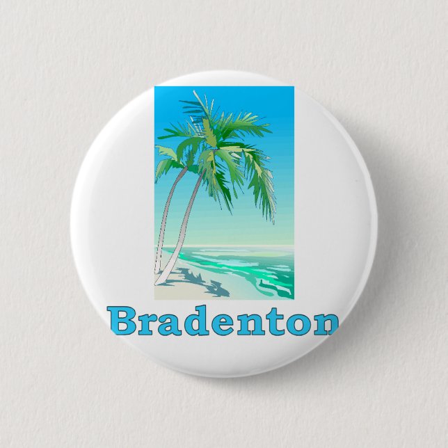 Bradenton, Florida Pinback Button (Front)