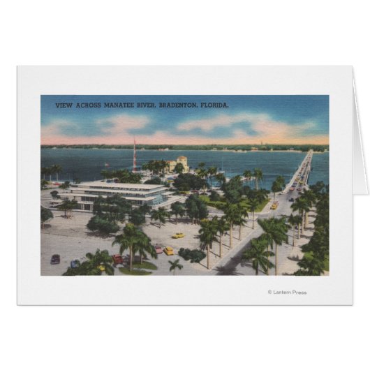 Bradenton, Florida - View Across Manatee River Cards (Front Horizontal)