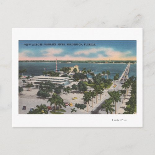 Bradenton Florida _ View Across Manatee River Postcard