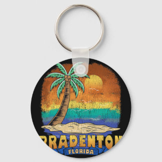 Bradenton Florida Vintage Distressed Souvenir  Keychain