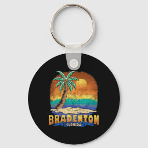 Bradenton Florida Vintage Distressed Souvenir Keychain