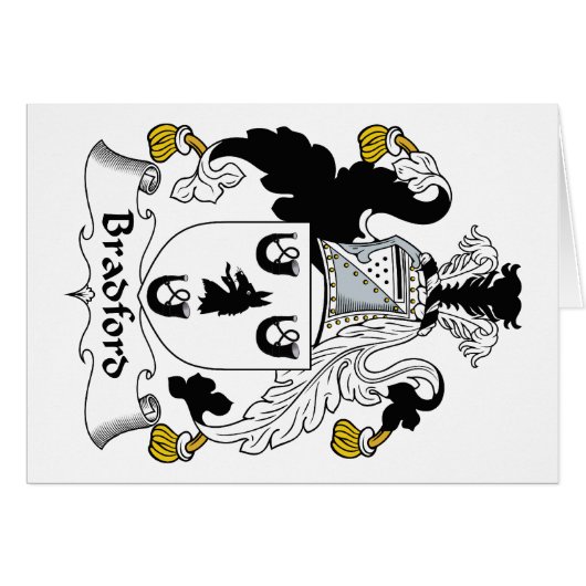 Bradford Family Crest (Front Horizontal)