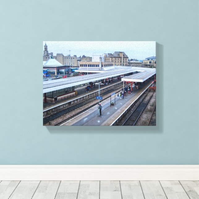 Bradford Interchange Canvas Print (Insitu(Wood Floor))