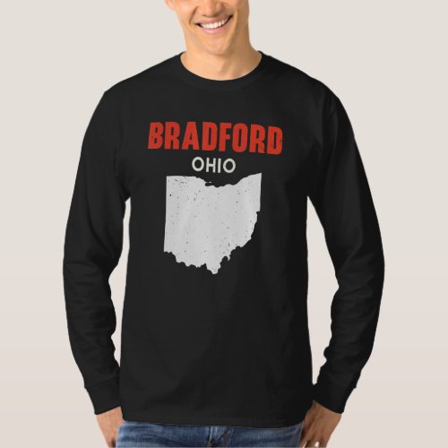 Bradford Ohio USA State America Travel Ohioan T_Shirt