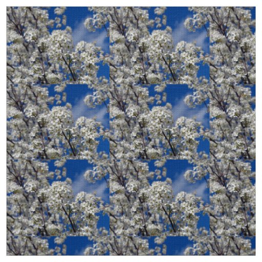 Bradford Pear Blooms Fabric