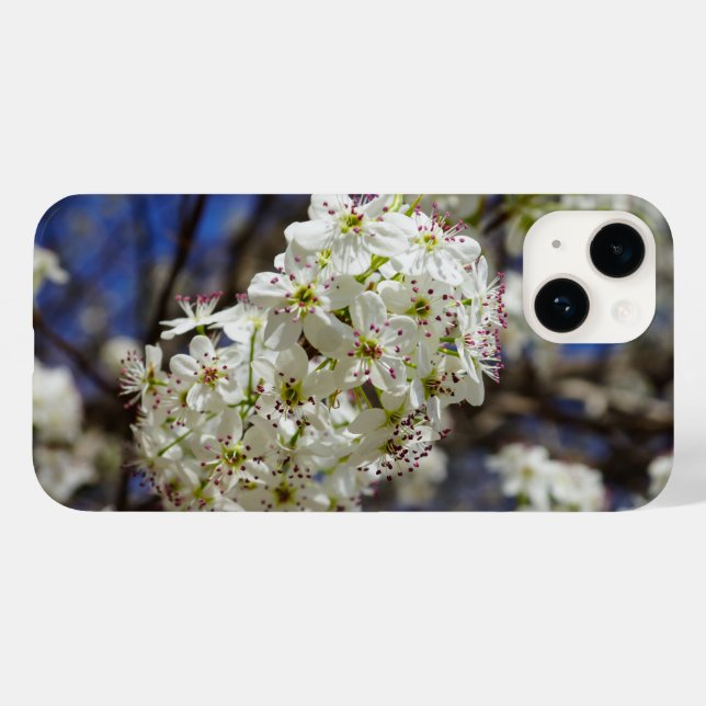 Bradford Pear Blooms iPhone Case (Back (Horizontal))