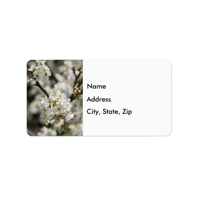 Bradford Select Focus Address Label (Front)