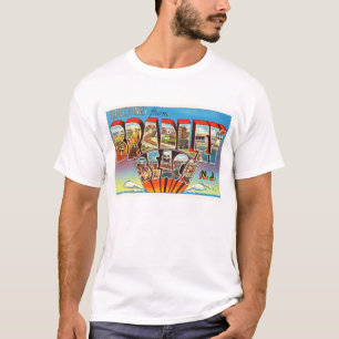 Bradley Beach New Jersey NJ Vintage Old Postcard- T-Shirt
