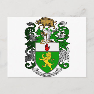 BRADLEY COAT OF ARMS POSTCARD