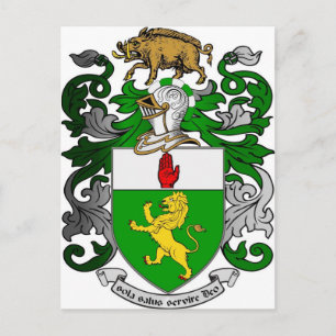 BRADLEY COAT OF ARMS POSTCARD
