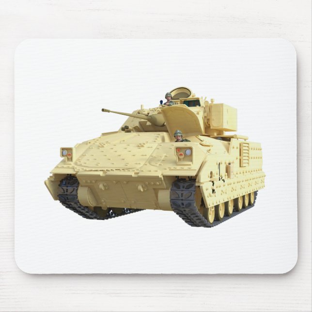 Bradley Fighting Vehicle Mouse Pad (Front)