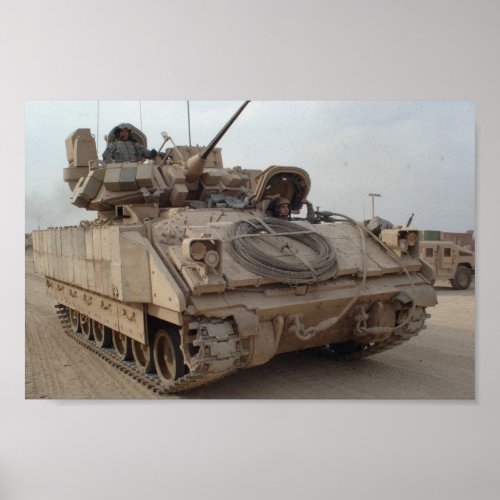 Bradley Fighting Vehicle Poster