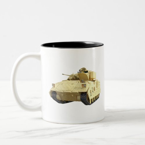 Bradley Fighting Vehicle Two_Tone Coffee Mug