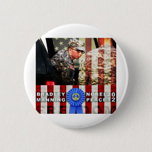 Bradley Manning for Nobel Peace Prize Button