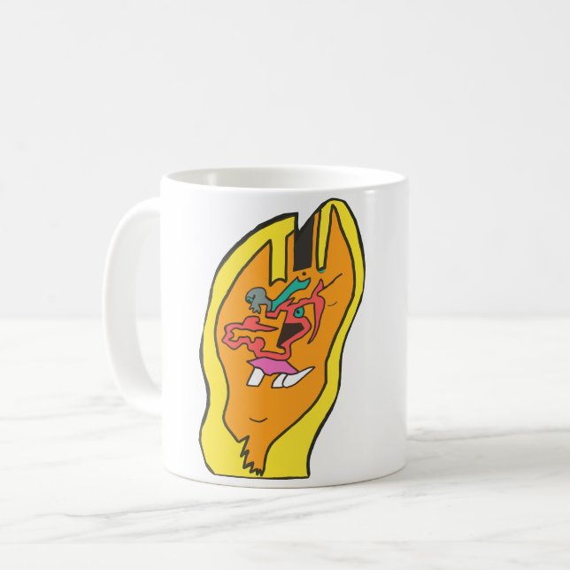 Brad's Parasite Coffee Mug (Front Left)