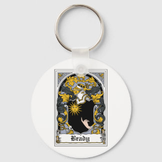 Brady Family Crest Keychain