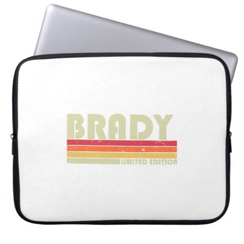 BRADY Gift Name Personalized Funny Retro Vintage B Laptop Sleeve