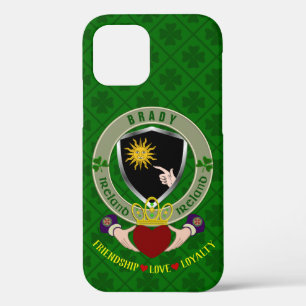 Brady Irish Shield & Claddagh Personalized iPhone 12 Case