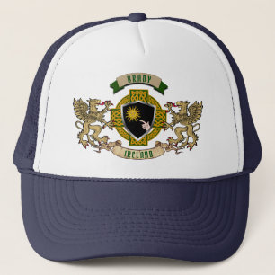 Brady Irish Shield & Griffins Personalized Trucker Hat