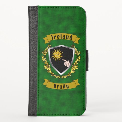 Brady Irish Shield iPhone Wallet Case