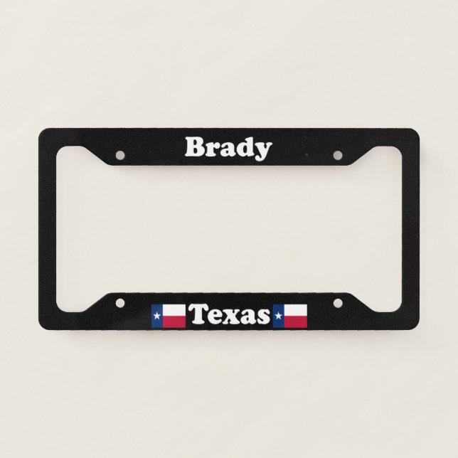 Brady TX - LPF License Plate Frame (Front)