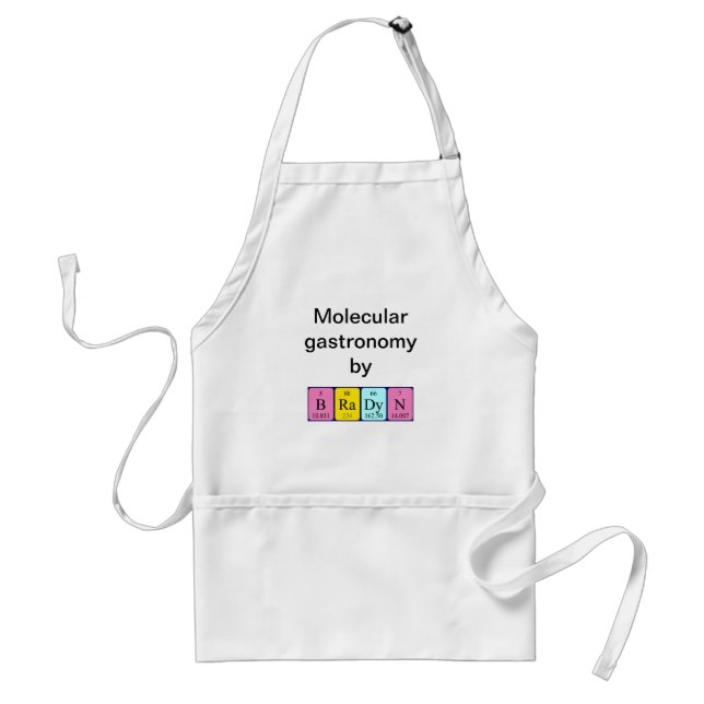 Bradyn periodic table name apron (Front)